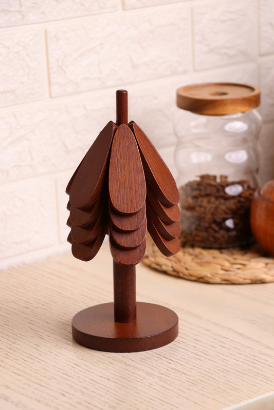 حامل قواعد خشبي"شجرة"