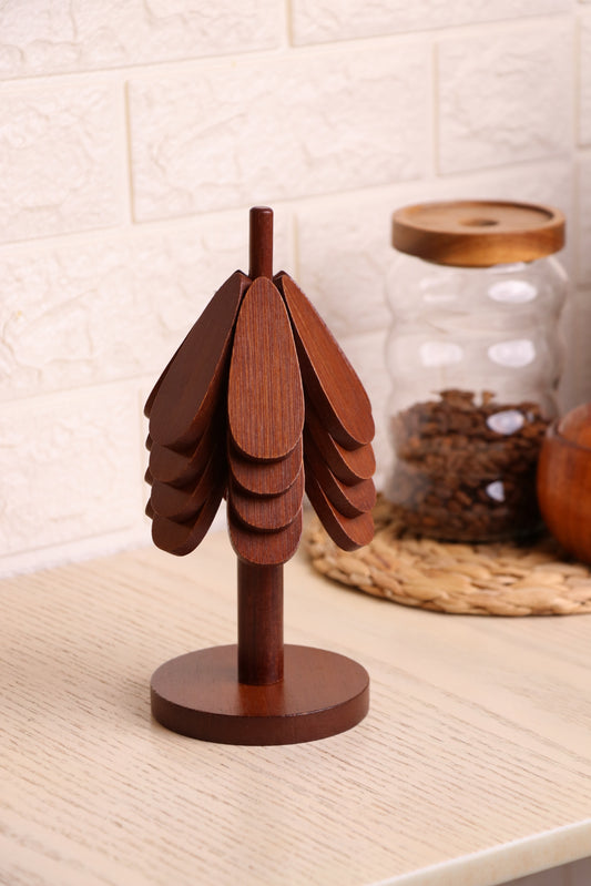 حامل قواعد خشبي"شجرة"